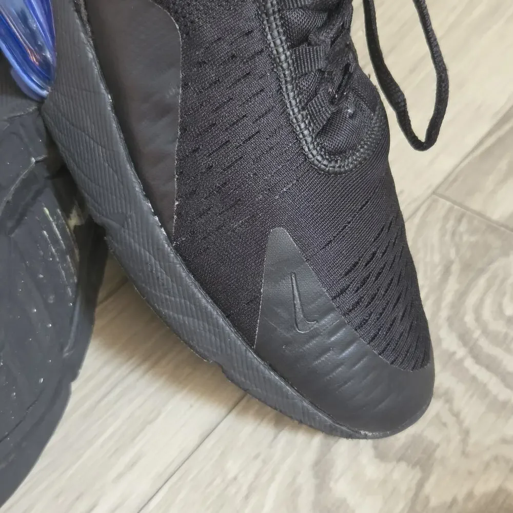 Nike Air Max 270 All Black Men's US 8 sapphire blue starry sky series